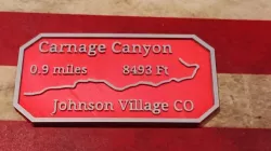 Mavericks Trail Badge Carnage Canyon CO hike offroad adventure