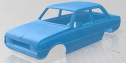 Mazda 1000 1973 Printable Body Car