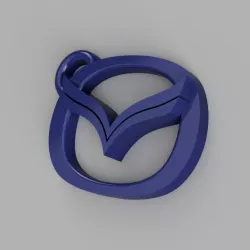 Mazda Logo Keychain