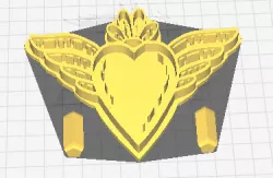 Mexican Heart Stamp -2- Mexican heart stamp