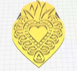 Mexican Heart Stamp -3- Mexican heart stamp