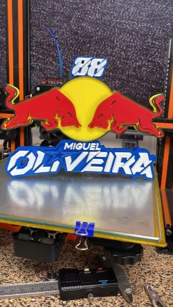 Miguel oliveira 88 red bull  logo
