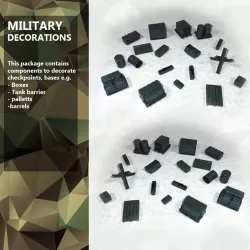 Military Decorations / Boxes / Barrels