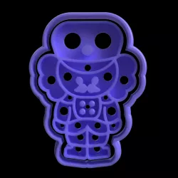 Mini Cookie/Playdough cutter - Nutcracker Christmas