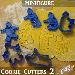 Minifigure Cookie Cutters Isometric Set
