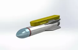 Missile with launch pad WH40k