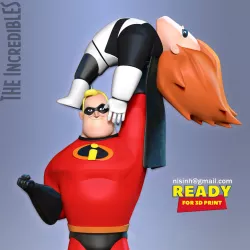 Mr Incredible vs Syndrome