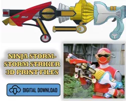 Ninja Storm Wind Weapons Bundle- Storm Striker ALL 3