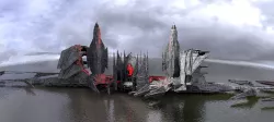 Ocean Base interceptor Ocean Ship Base Kit bash