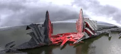 Ocean Drake interceptor Ocean Ship Base Kitbash 6