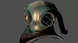 OLD DIVING HELMET