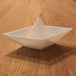 Origami boat