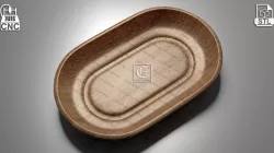 Oval Bowl 2 - 3D STL Files for CNC