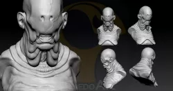 Pale Man Portrait