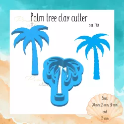 Palm tree clay cutter | Sea animal clay cutter | Summer clay cutter | Polymer clay tool | Clay cutter | Cookie cutter