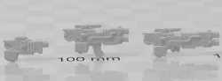 Particle disintegrating Guns