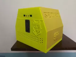 PC Case Original Design (Board, HDD, Power Supply and Lights)