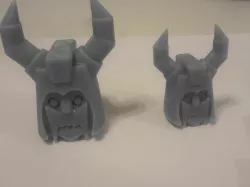 Phelps3D Unicron Keychian Zipperpull Earrings