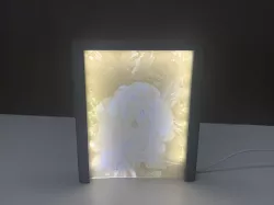 Photo box for lithophanie