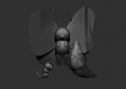 Pokemon, pack of 3 lowpoly models