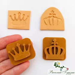 POLYMER STAMPS FOR CLAY crown