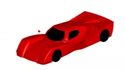 Race car 3d model
