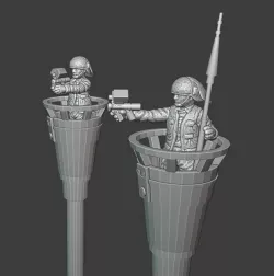 Rebel Sentry Towers (star wars legion scale)