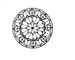 Rose wall decoration