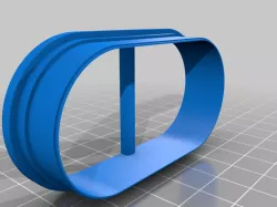 Rounded Rectangle (Pill) shaped Cookie Cutter