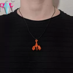 Runescape Lobster Necklace / Earring / Keychain