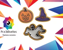 SET 3 HALLOWEEN COOKIE CUTTERS