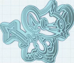 Shinx Cookie Cutter