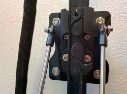 Simple adjustable slider clamp for He3D K200,  K280 and similar kossel deltas