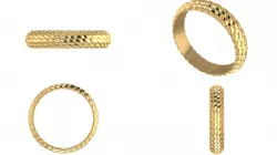 Snake skin ring
