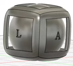 Sphere in a cube