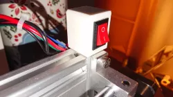 Spindle switch box for CNC 20mm section mounting
