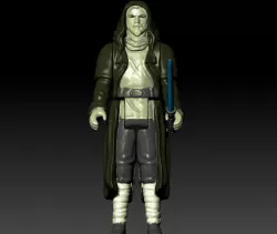 STAR WARS .STL Obi-Wan KENOBI OBJ. HERO SUIT 3d KENNER STYLE ACTION FIGURE.