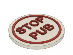 STOP PUB sign