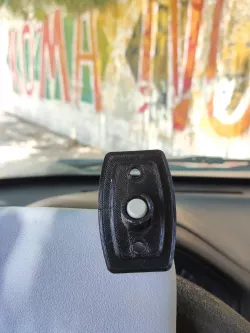 Sun visor support for peugeot 106