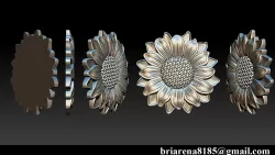 sunflower pendant jewelry
