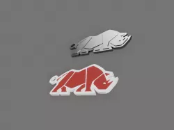 Suzuki Samurai Rhino Logo KEYCHAIN - Rino Rhinoceros