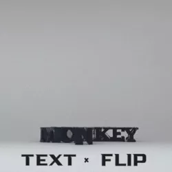 Text Flip - Monkey