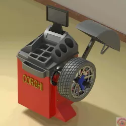 TIRE BALANCING MACHINE