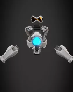 Tracer amor and mask for cosplay 3D print model