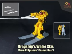 Transformers Dragstrip's Water Skis from G1 Episode "Cosmic Rust"