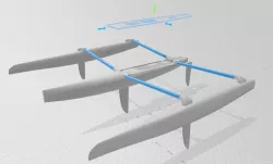 trimaran rc sailboat