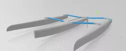 trimaran rc sailboat