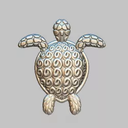 turtle STL, OBJ