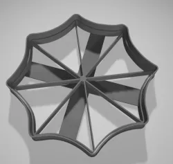 Umbrella Corp Residual Evil Cookie Cutter