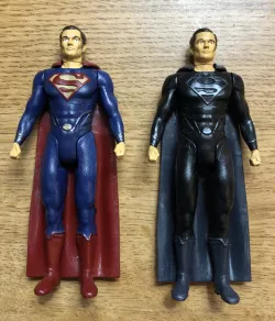 Vintage Style Man of Steel/Justice League Superman 3.75" Action Figure